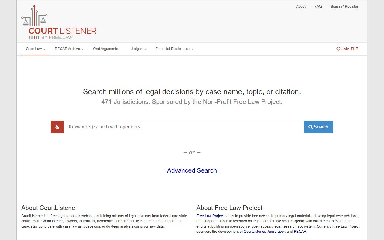 Missaukee County arrest records and the CourtListener federal case resource